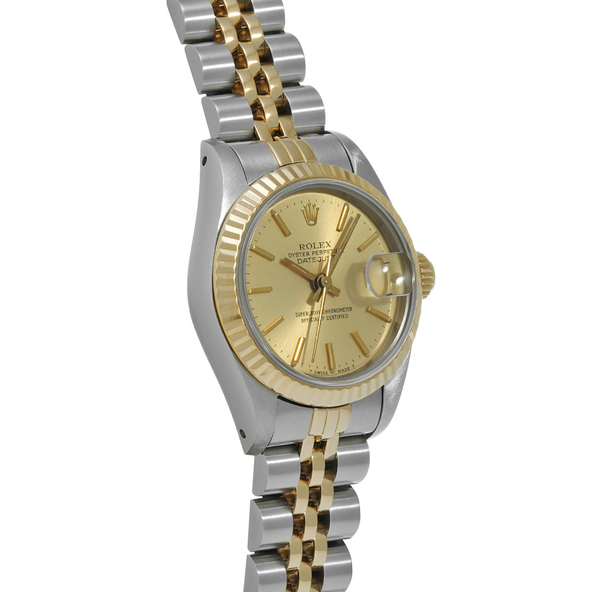 Datejust 69173 R (manufactured circa 1987) Champagne ROLEX Ladies [Pre-Owned].