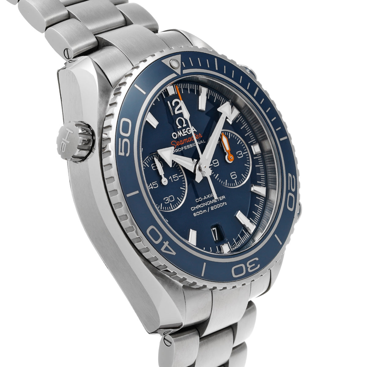 Seamaster Planet Ocean 600 Co-Axial Chronograph 232.90.46.51.03.001 Blue OMEGA Mens [Pre-Owned].