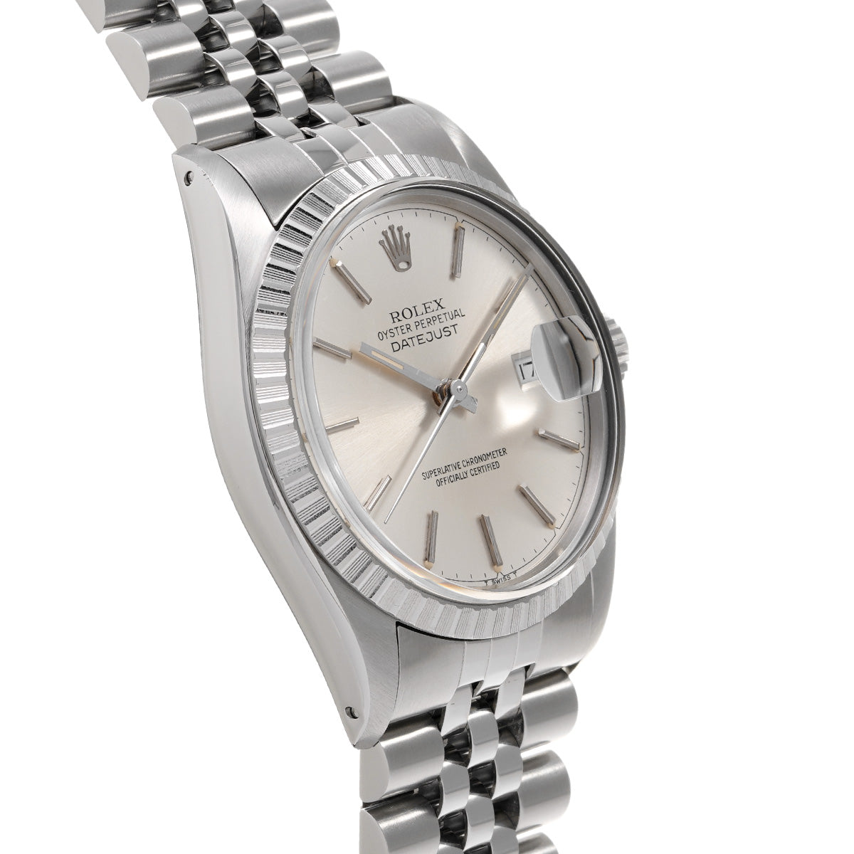 DATE JUST 16030 R (manufactured circa 1987) Silver ROLEX Men's [Pre-owned].