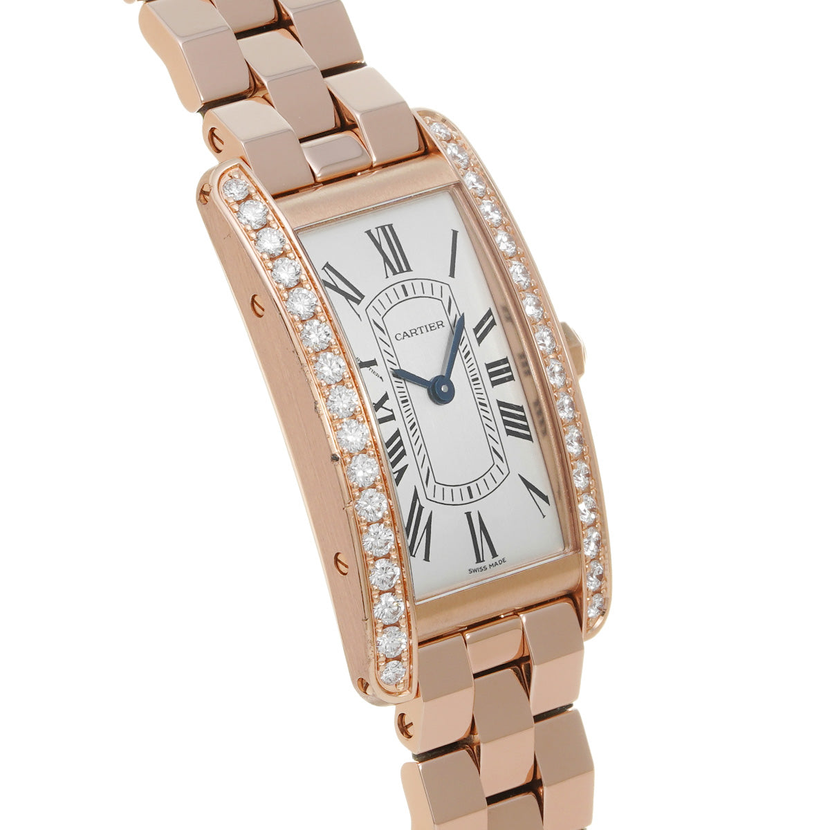 Tank American WJTA0044 Silver CARTIER Ladies [Pre-owned]