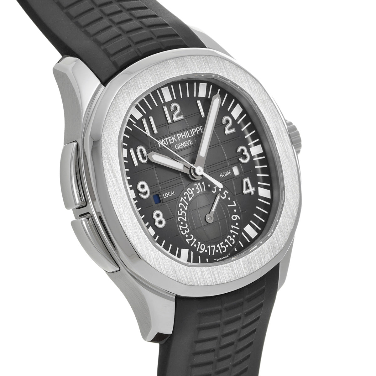 Aquanaut Travel Time 5164A-001 Embossed Black PATEK PHILIPPE Men's [Pre-Owned].