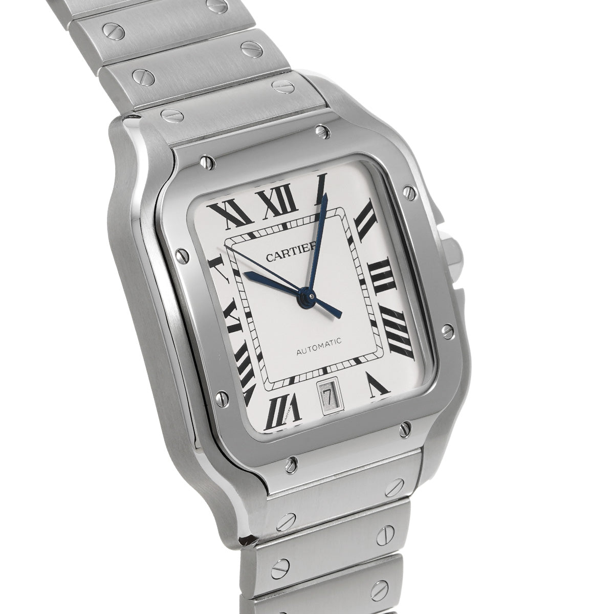 Santos de Cartier LM WSSA0018 Silver CARTIER Men's [Pre-owned]