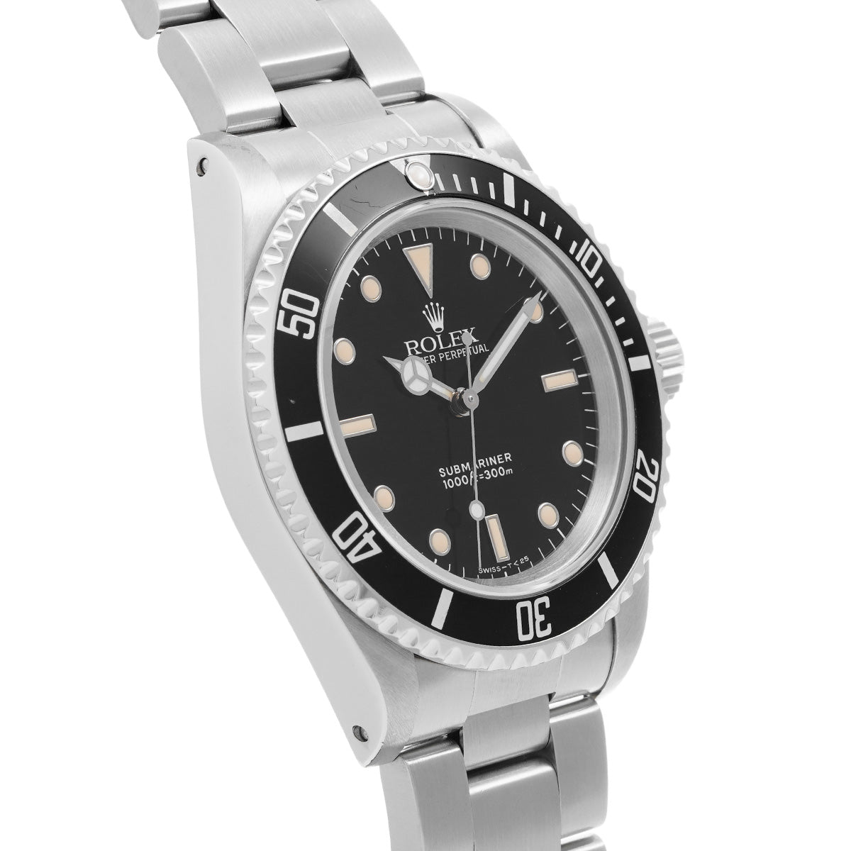 Submariner 14060 E (manufactured circa 1990) Black ROLEX Men's [Pre-Owned].