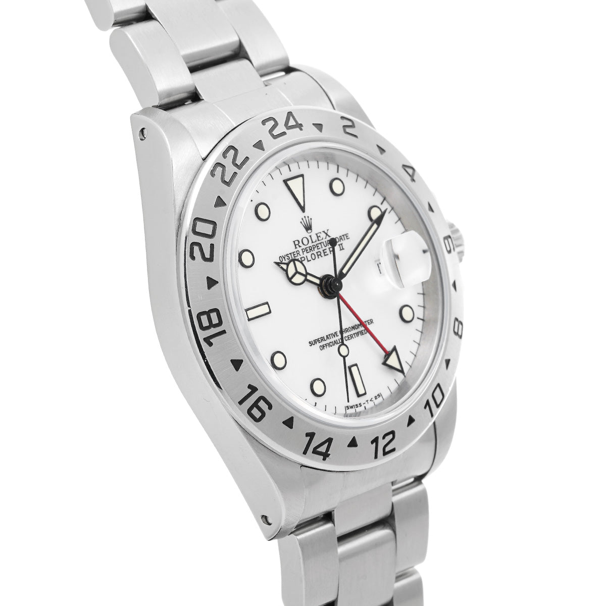 Explorer II 16570 U (manufactured circa 1997) White ROLEX Men's [Pre-Owned].