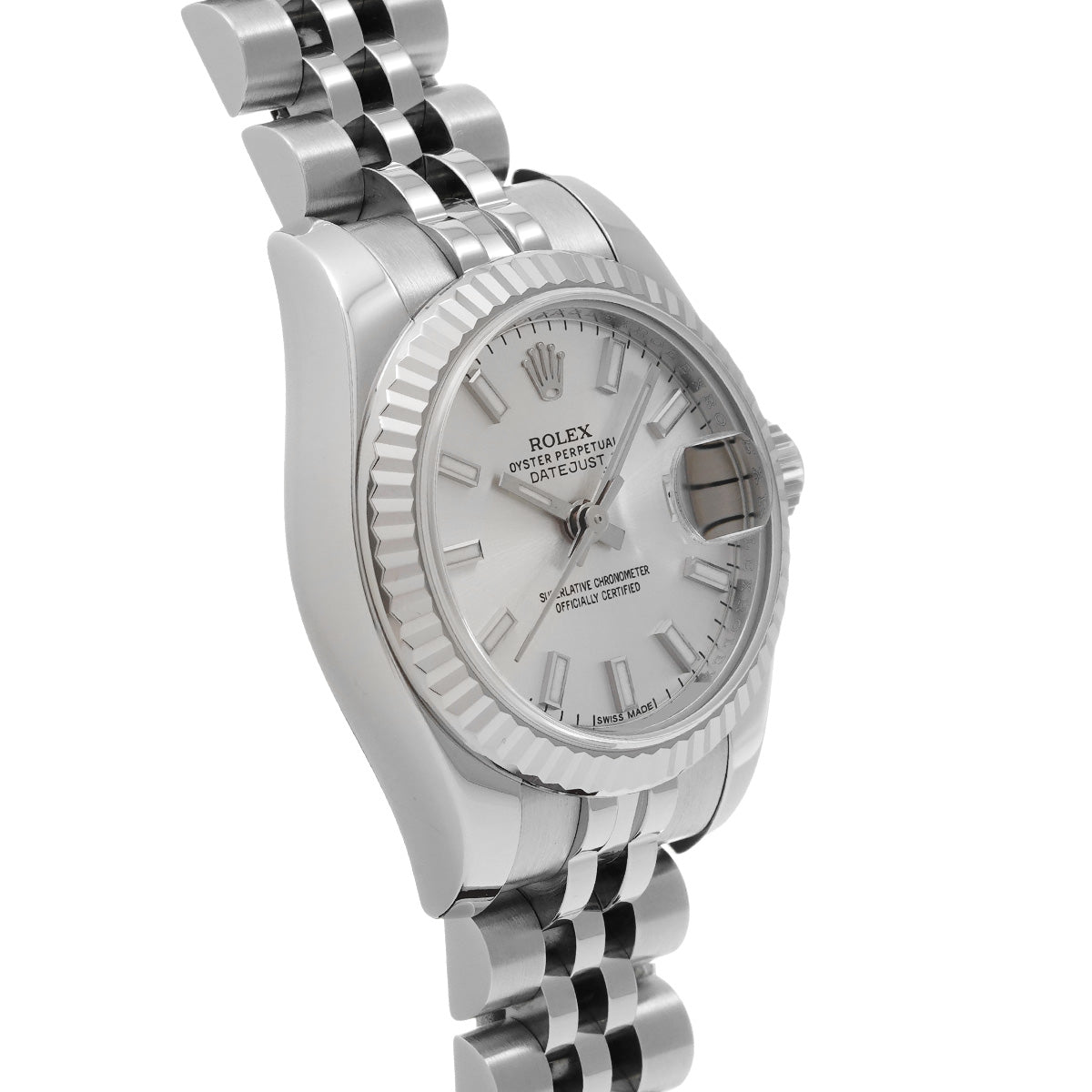 DATE JUST 179174 Random Serial Silver ROLEX Ladies [Pre-owned].
