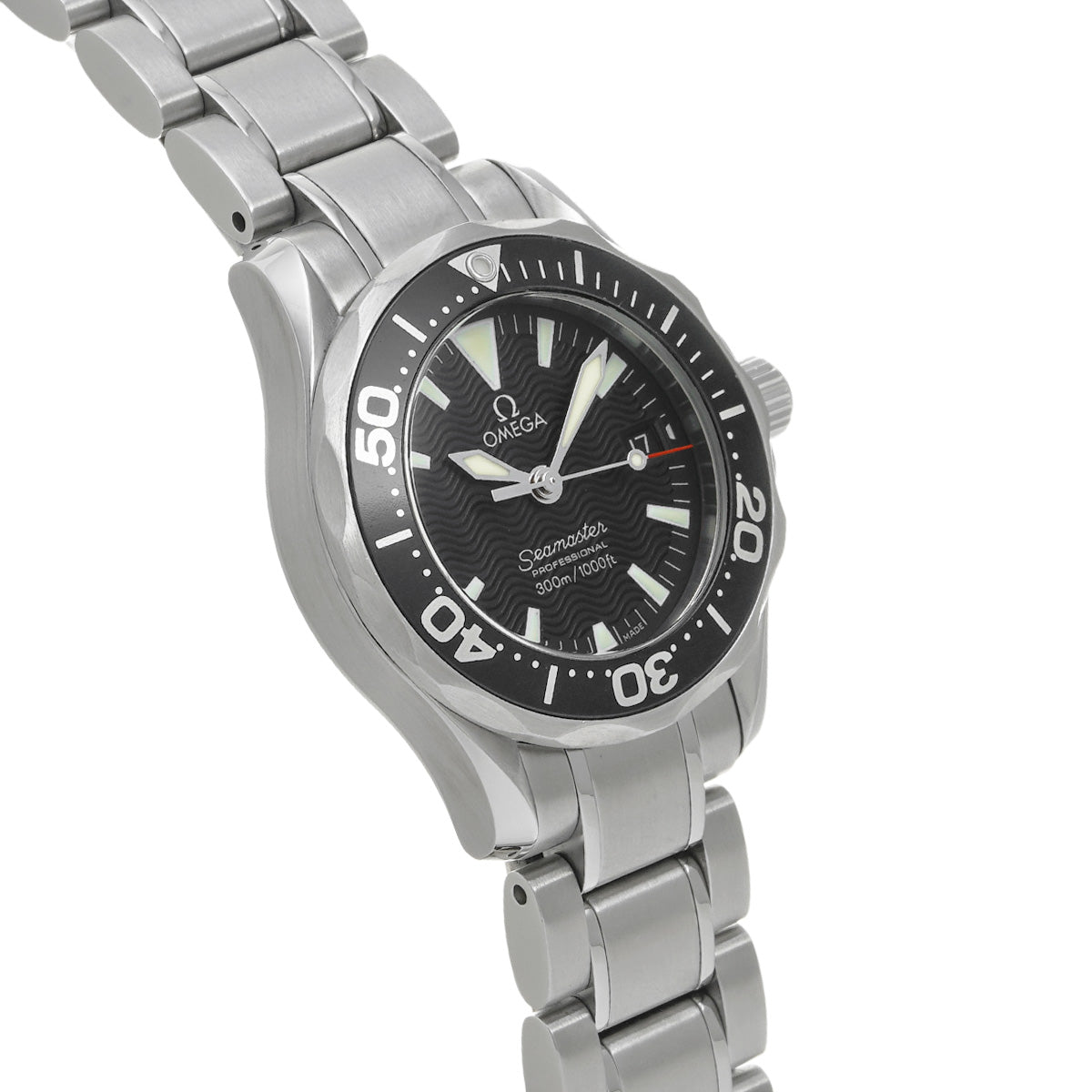 Seamaster Professional 300 2284.50 Black OMEGA Ladies [Pre-owned]