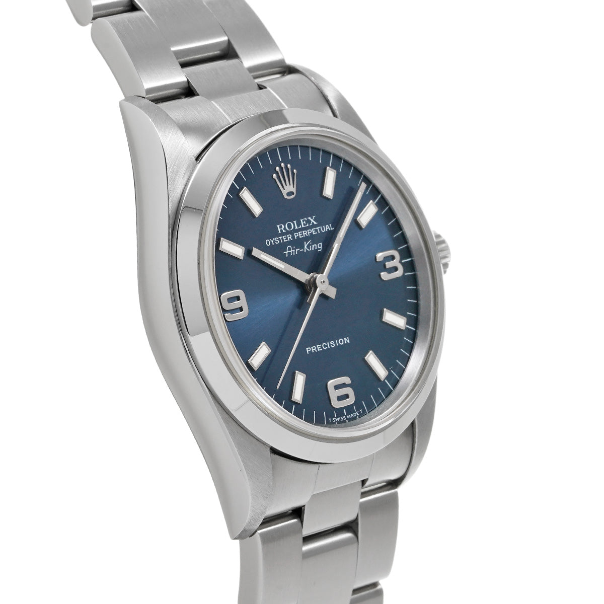 Air-King 14000M T (manufactured circa 1996) Blue ROLEX Men's [Pre-Owned].