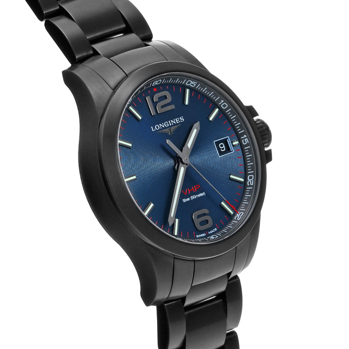 Conquest V.H.P L3.716.2.96.6 Blue LONGINES Men's [Pre-Owned].