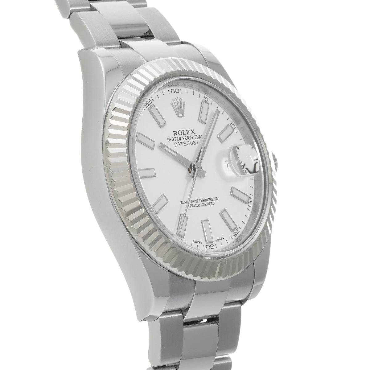 DATE JUST II 116334 Random Serial White ROLEX Men's [Pre-owned].