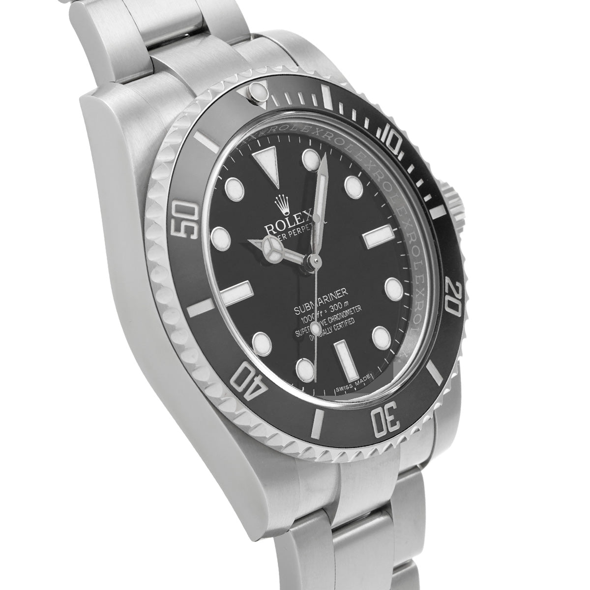 Submariner 114060 Random Serial Black ROLEX Men's [Pre-Owned].