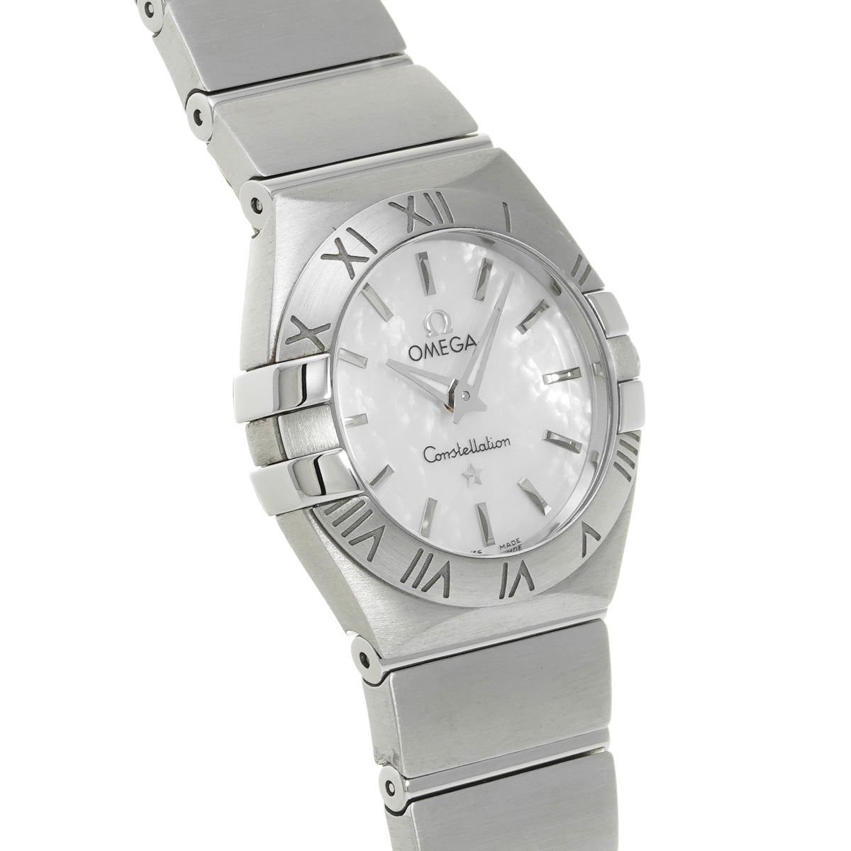 Constellation Quartz 123.10.24.60.05.001 White MOP OMEGA Ladies [Pre-owned].