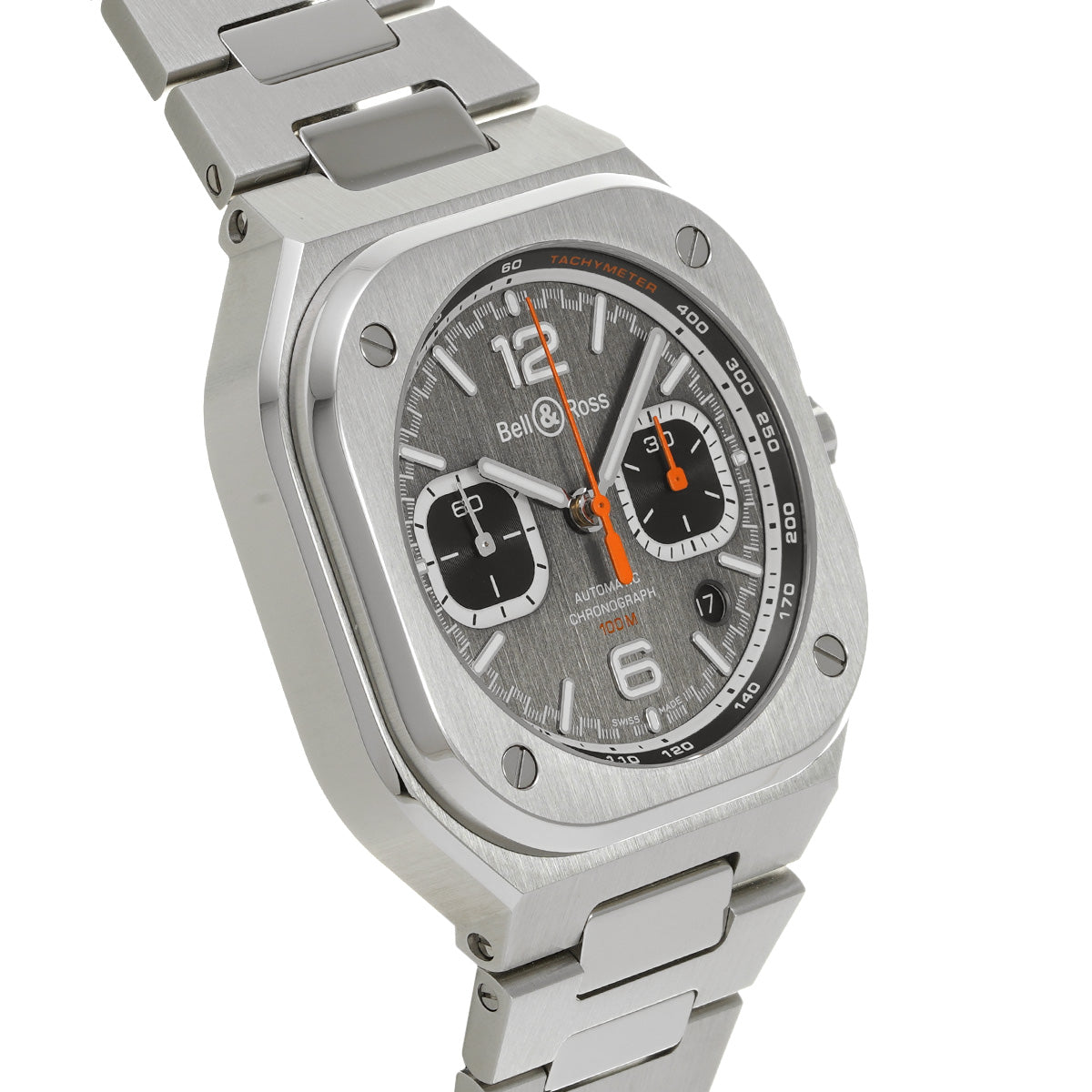 BR 05 Chrono Sport Steel BR05C-SP-ST/SST Gray Bell &amp; Ross Men's [pre-owned]
