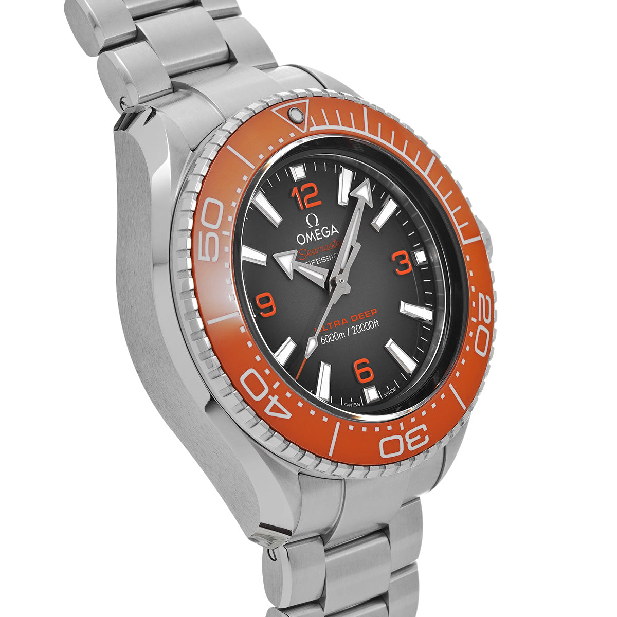 Seamaster Planet Ocean 6000 Co-Axial Master Chronometer Ultra Deep 215.30.46.21.06.001 Gray OMEGA Men's [pre-owned].