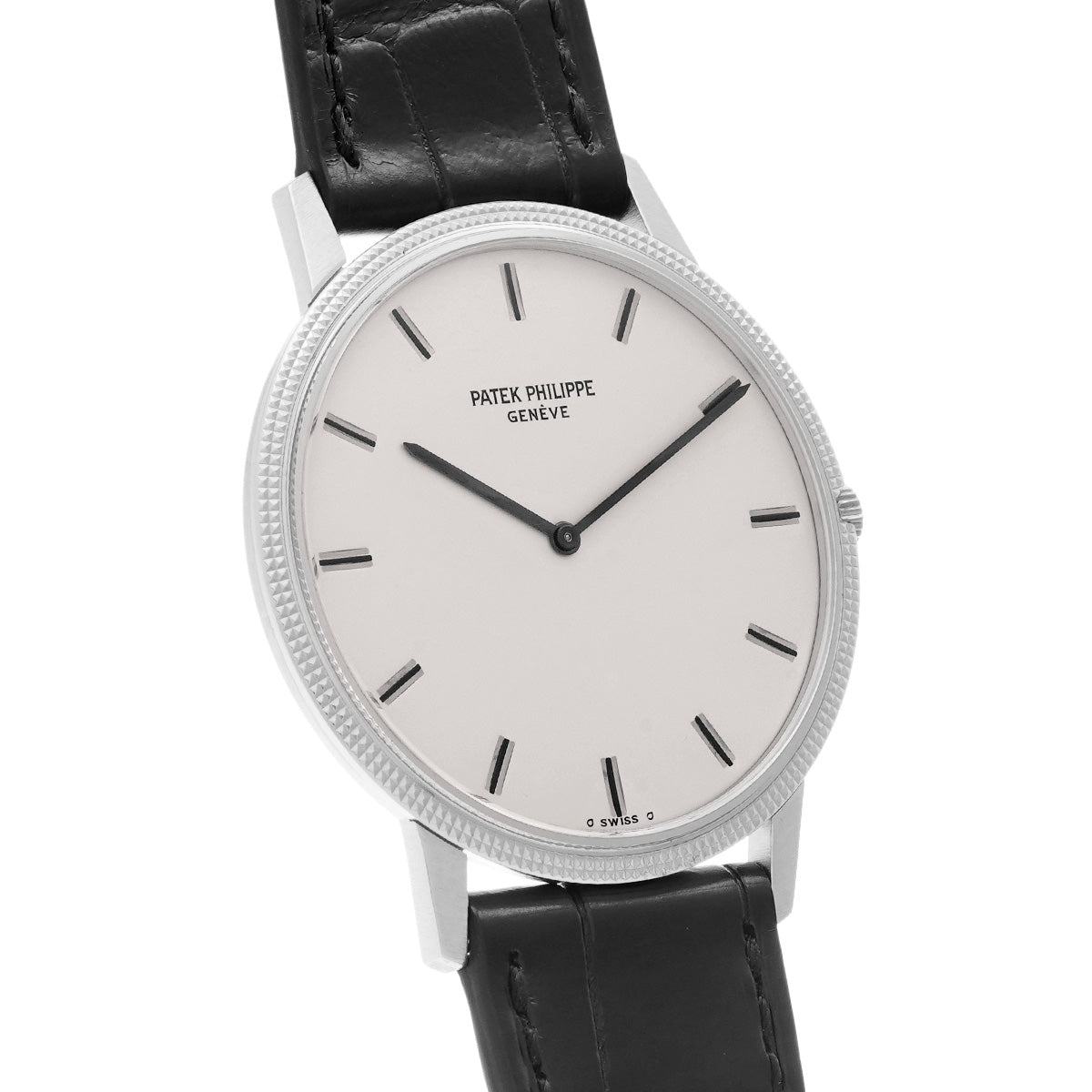 Calatrava 3590G Silver PATEK PHILIPPE Men's [Pre-Owned].
