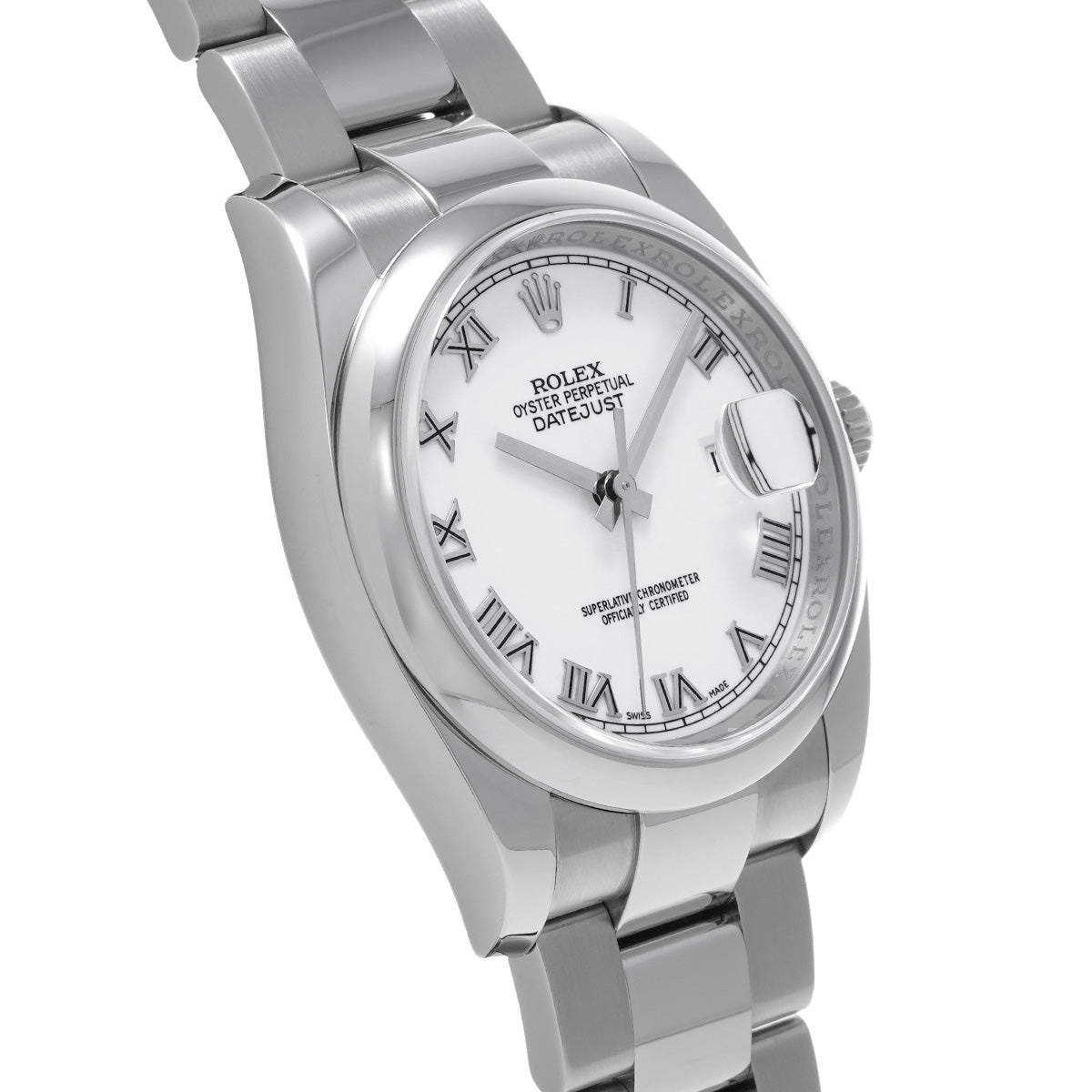 DATE JUST 116200 Z (made around 2006) White ROLEX Men's [Pre-Owned].