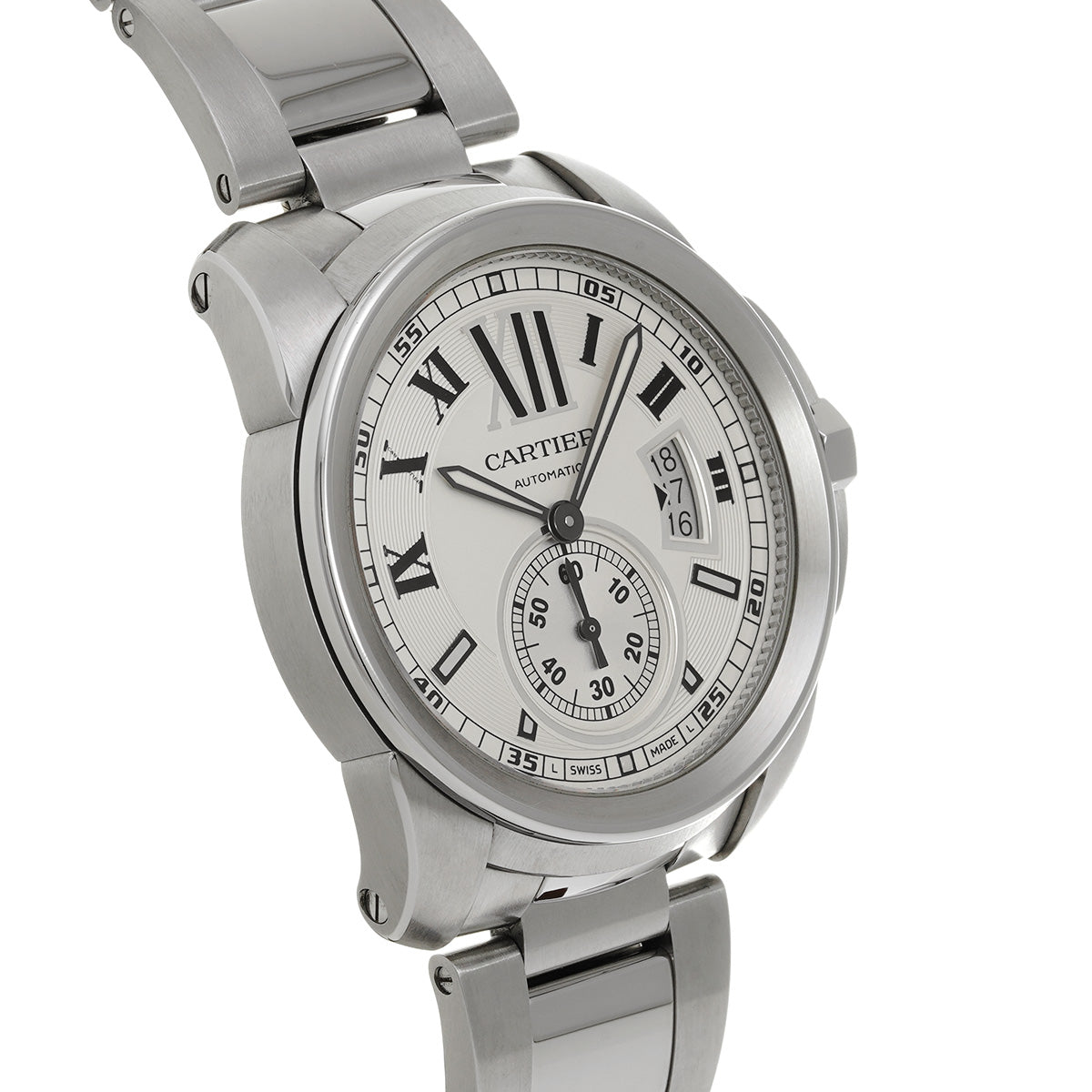 Calibre de Cartier W7100015 Silver CARTIER Men's [Pre-owned].
