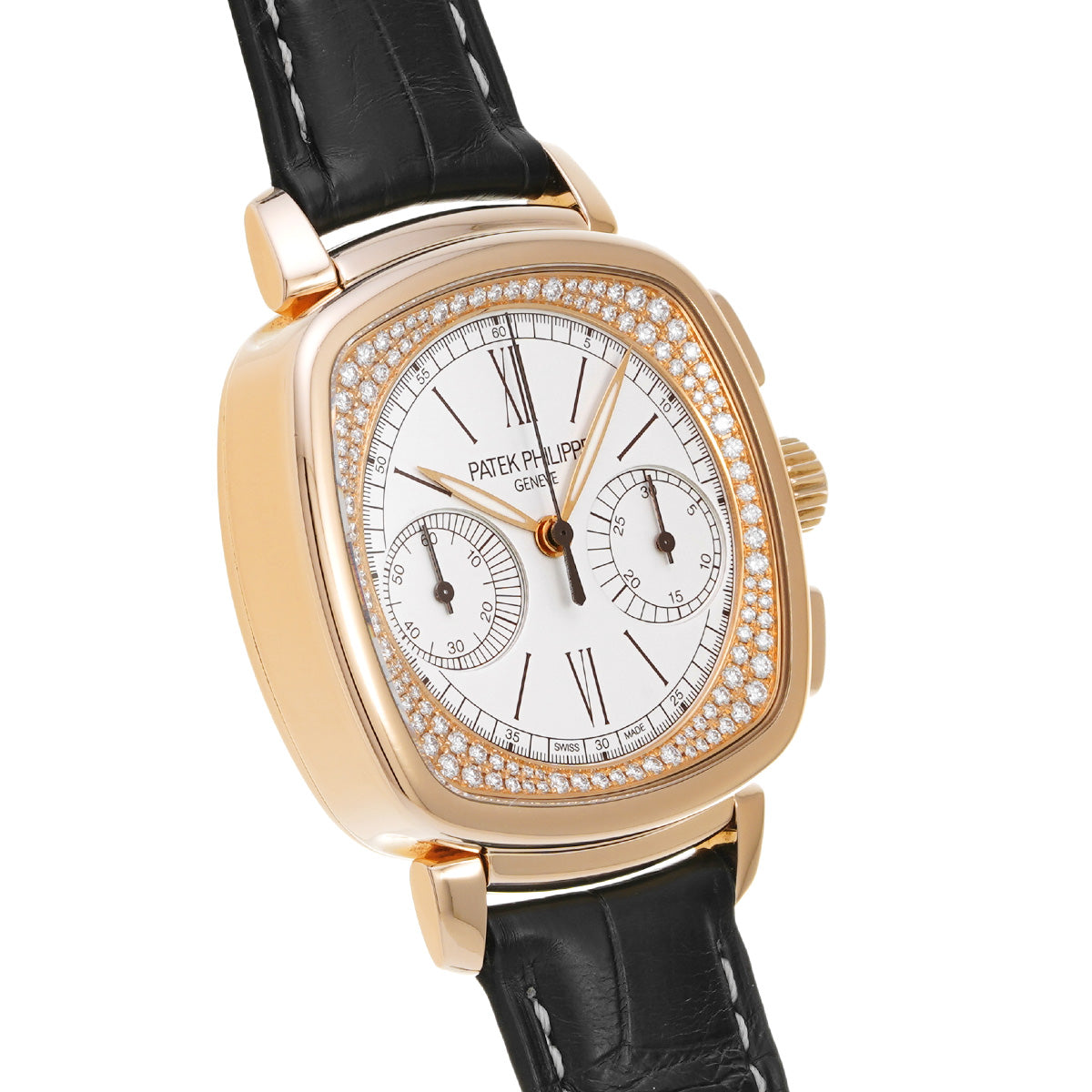 Complication Chronograph 7071R-001 White/Diamond PATEK PHILIPPE Ladies [Pre-Owned].
