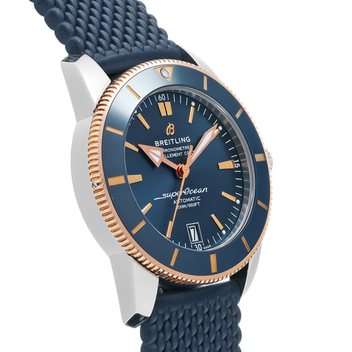 Super Ocean Heritage B20 Automatic 42 UB2010161C1S1 Blue BREITLING Men's [Pre-Owned].