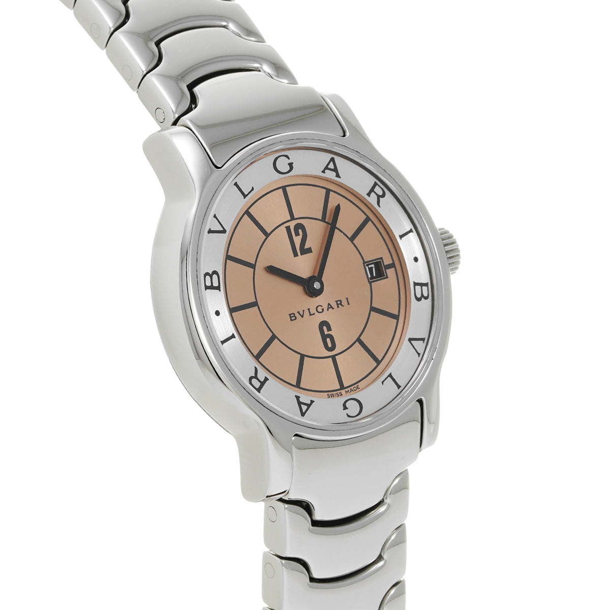 Solo Tempo ST29S Pink BVLGARI Ladies [Pre-owned].