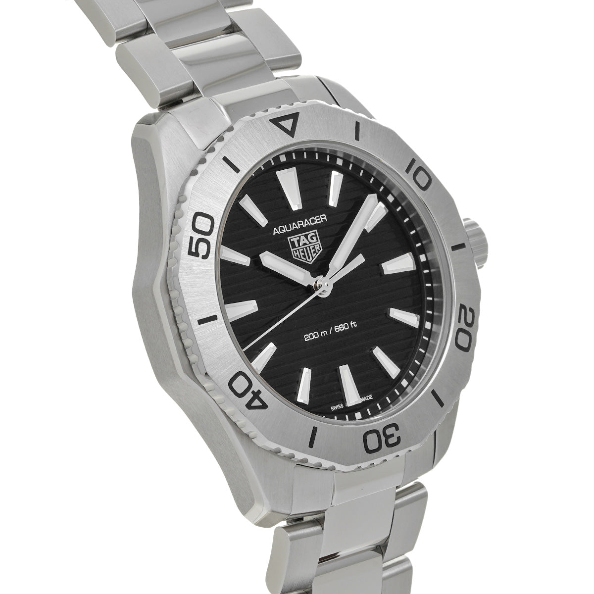 Aquaracer Professional 200 WBP1110.BA0627 Black TAG HEUER Men's [Pre-Owned]