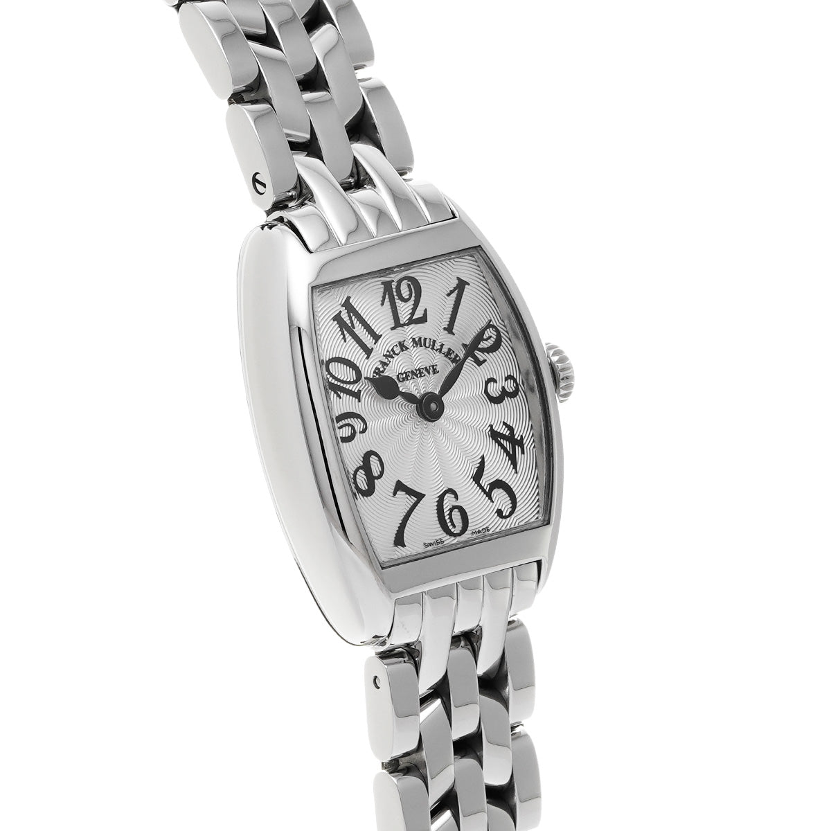 Tonneau Curvex Intermedié 2252QZ AC Silver FRANCK MULLER Ladies [Pre-owned]