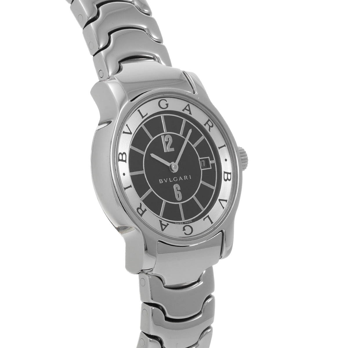 Solo Tempo ST29S Black BVLGARI Unisex [Pre-owned].