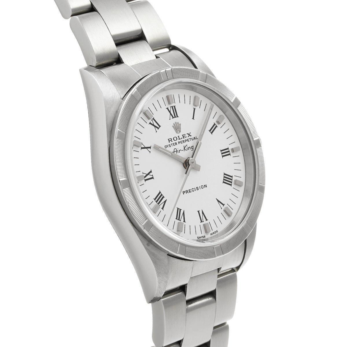 Air-King 14010 P (made around 2000) White ROLEX Men's [Pre-owned].