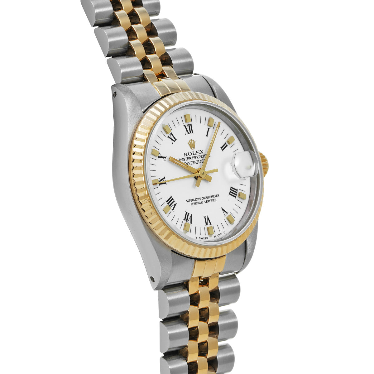 DATE JUST 68273 White ROLEX Unisex [Pre-Owned].