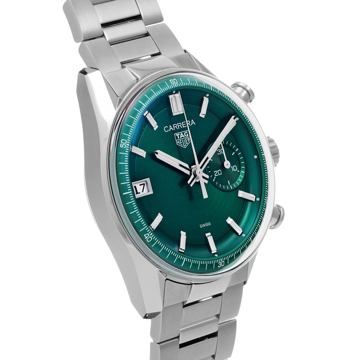 CARRERA Chronograph CBS2211.FC6545 Green TAG HEUER Men's [Pre-Owned].