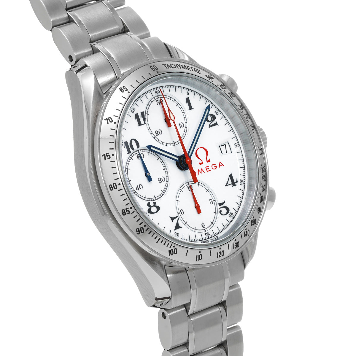 Speedmaster Date Olympic Collection 3513.20 White OMEGA Men's [Pre-Owned].