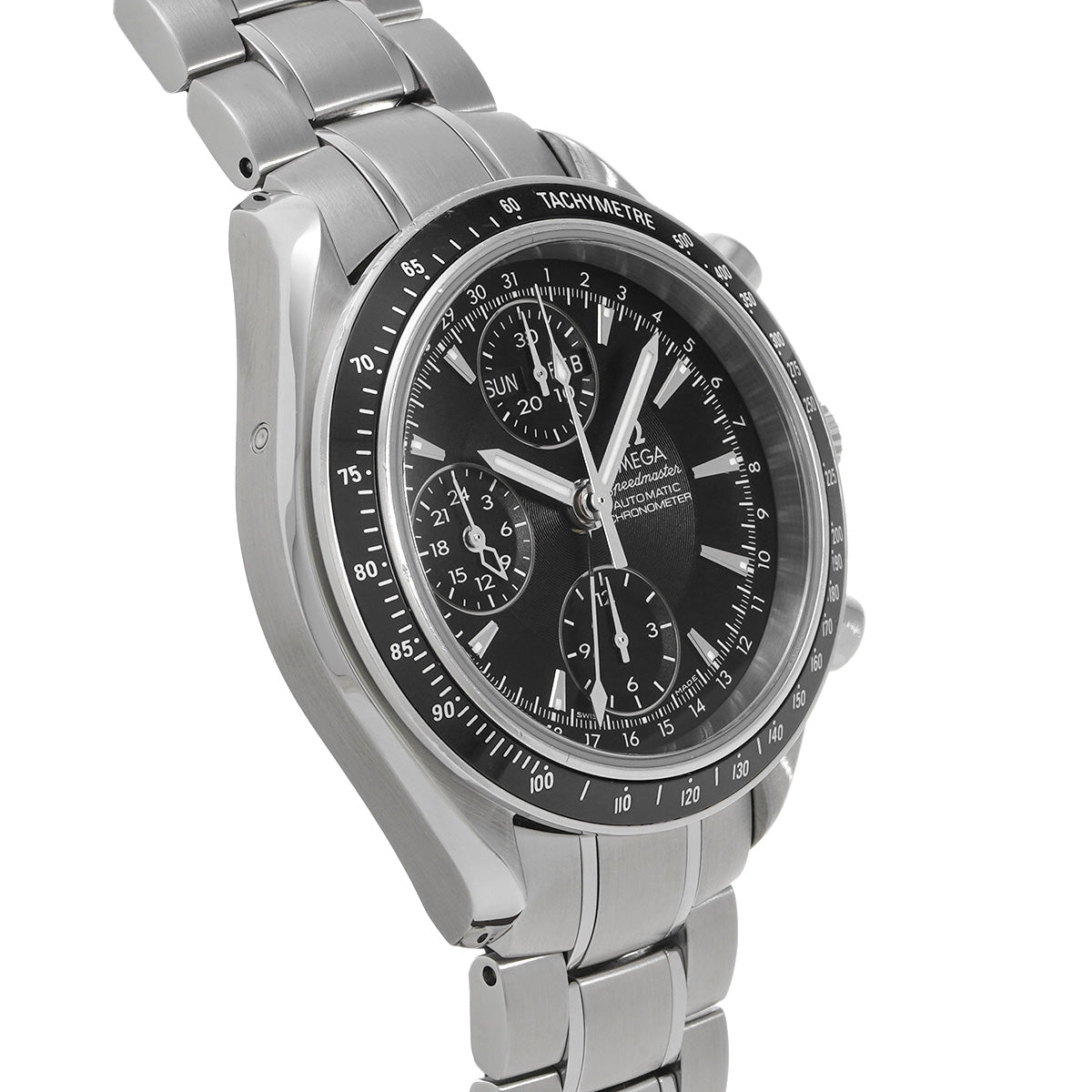 Speedmaster Triple Calendar 3220.50 Black OMEGA Men's [Pre-Owned].