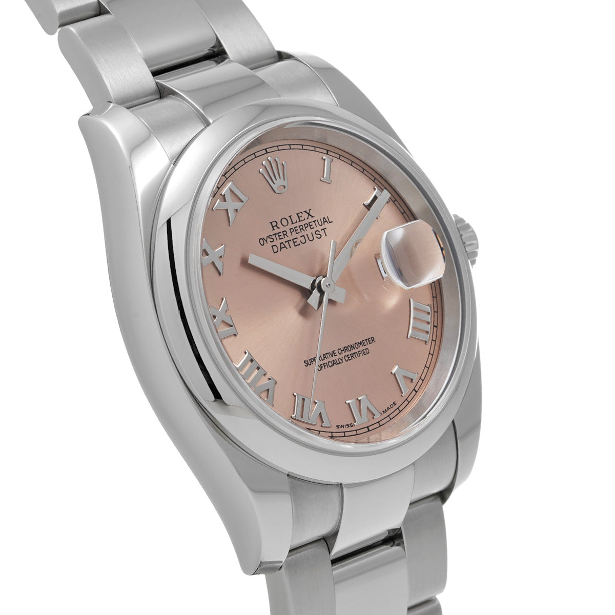DATE JUST 116200 D (manufactured circa 2006) Pink ROLEX Men's [Pre-Owned].