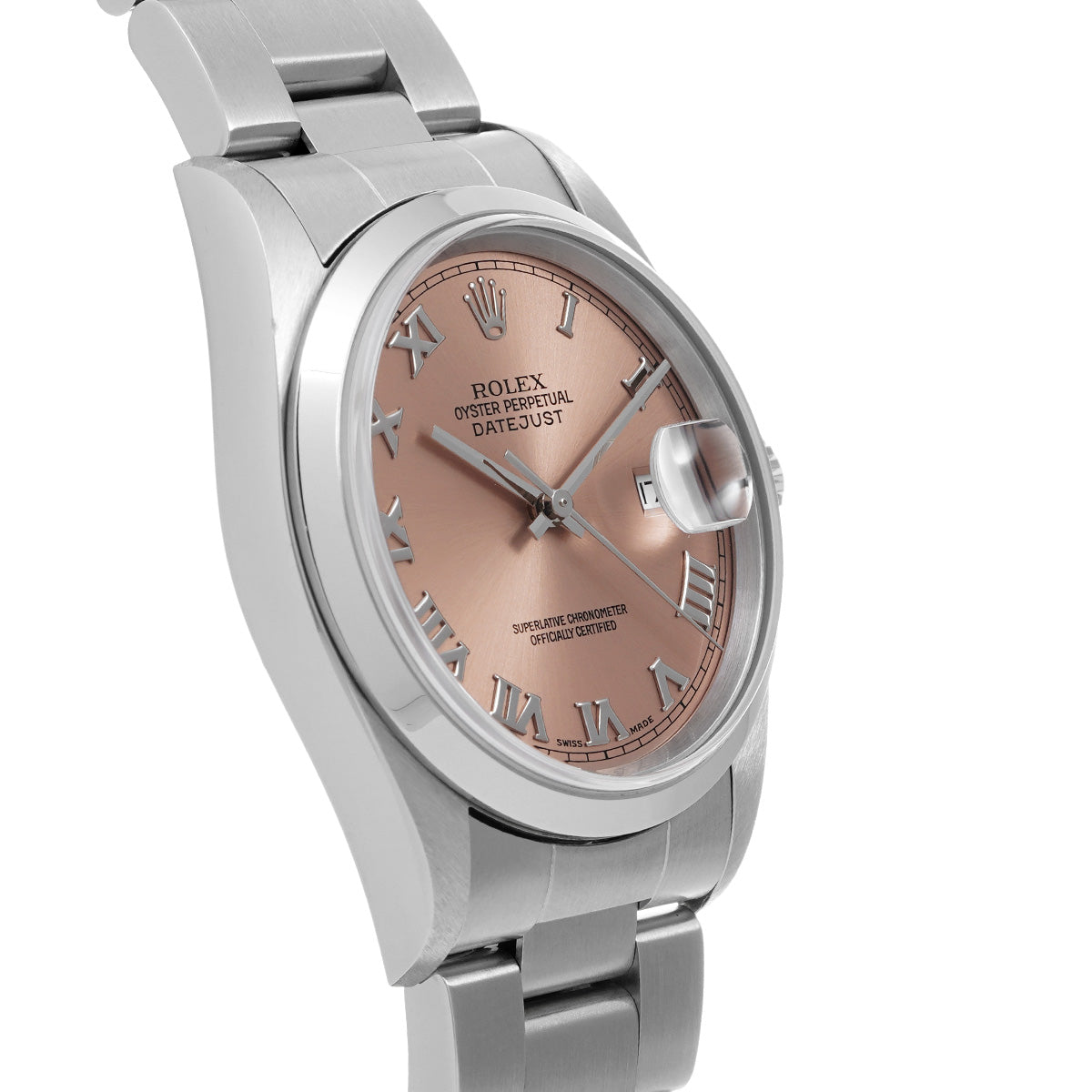 DATE JUST 16200 A (manufactured circa 1999) Pink ROLEX Men's [Pre-Owned].