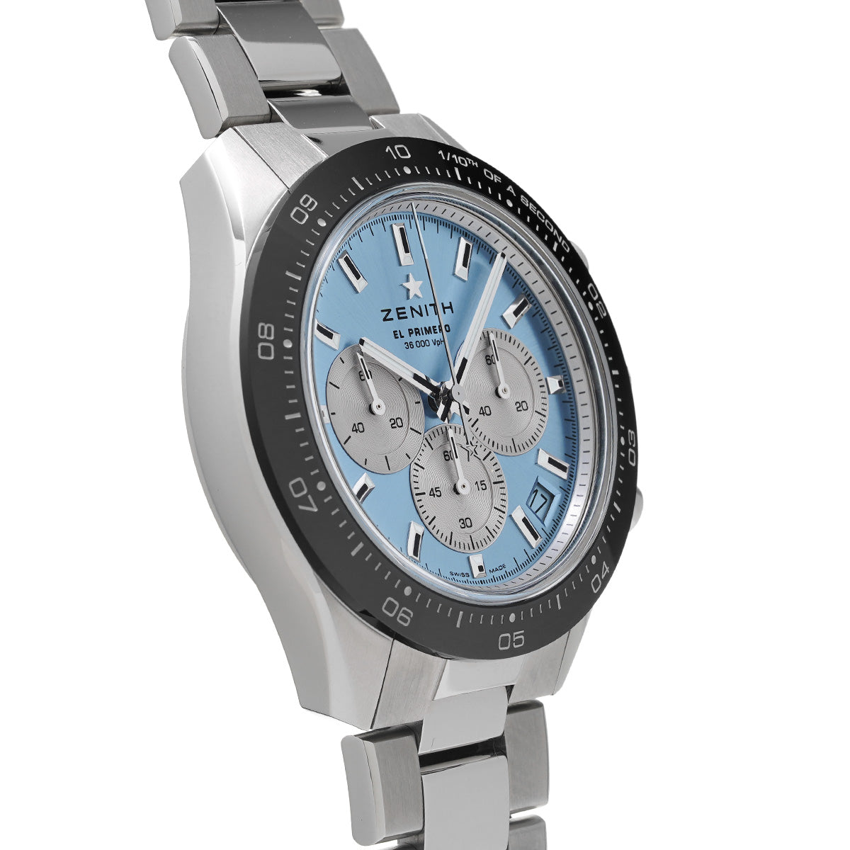 Chronomaster Sport Yoshida Special Edition 03.3106.3600/55.M3100 Ice Blue/Silver ZENITH Men's [New].