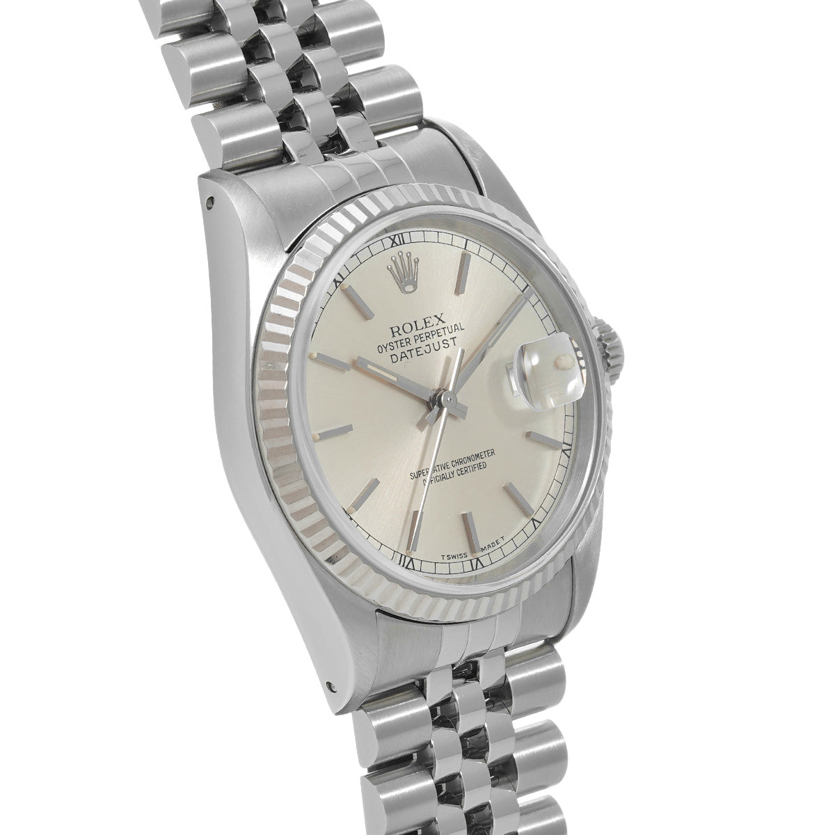 DATE JUST 16234 X (manufactured circa 1993) Silver ROLEX Men's [Pre-Owned].