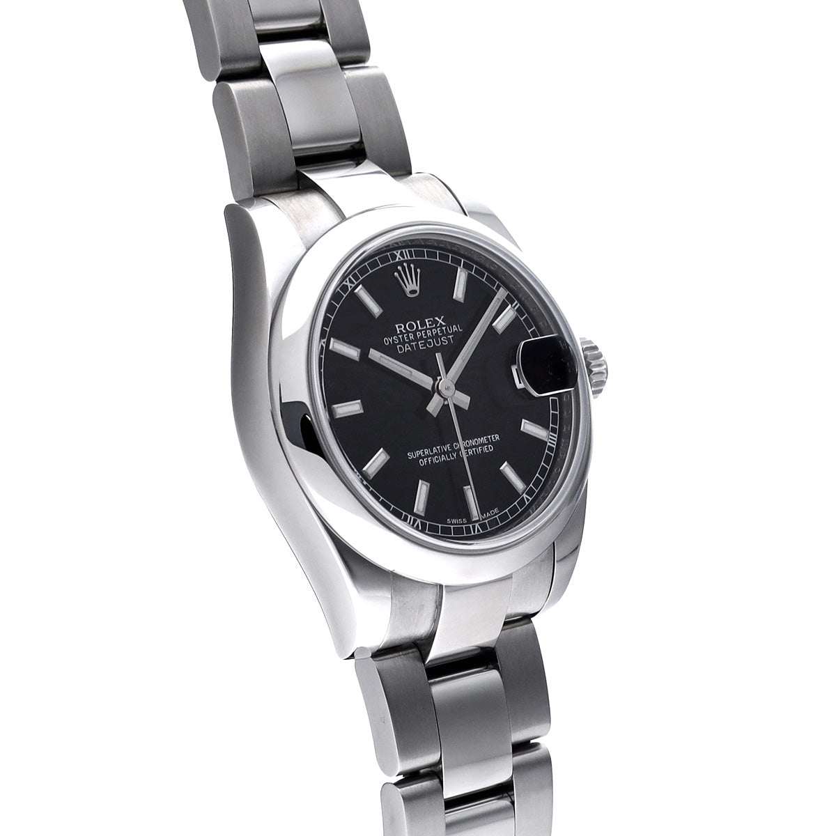 DATE JUST 178240 Random Serial Black ROLEX Unisex [Pre-owned].