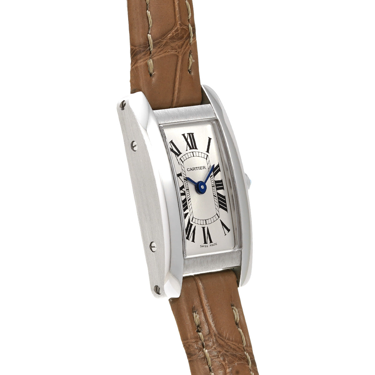 Tank American Mini Japan Limited Edition WSTA0032 Silver CARTIER Ladies [Pre-Owned].