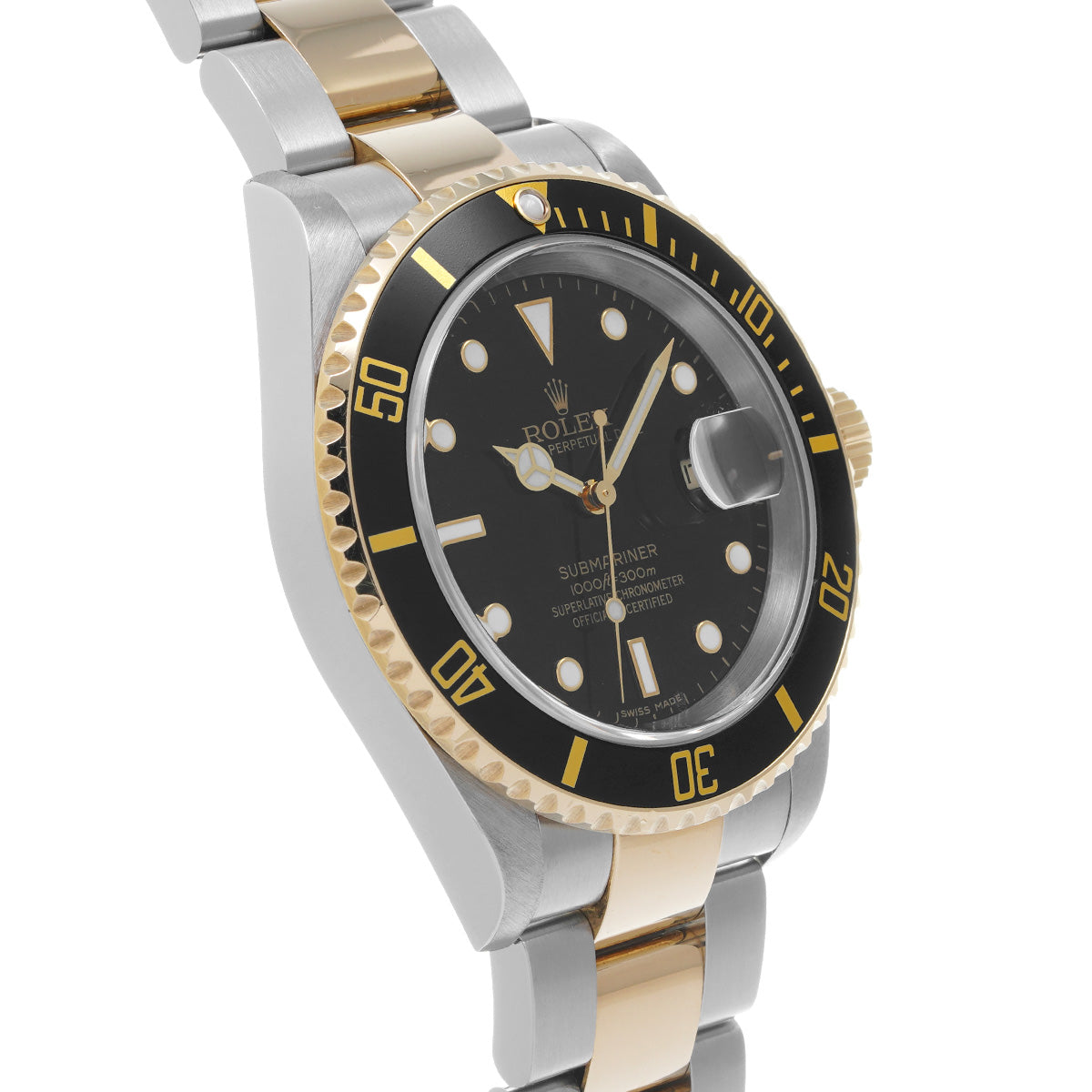 Submariner Date 16613 Z (manufactured circa 2007) Black ROLEX Men's [Pre-Owned].