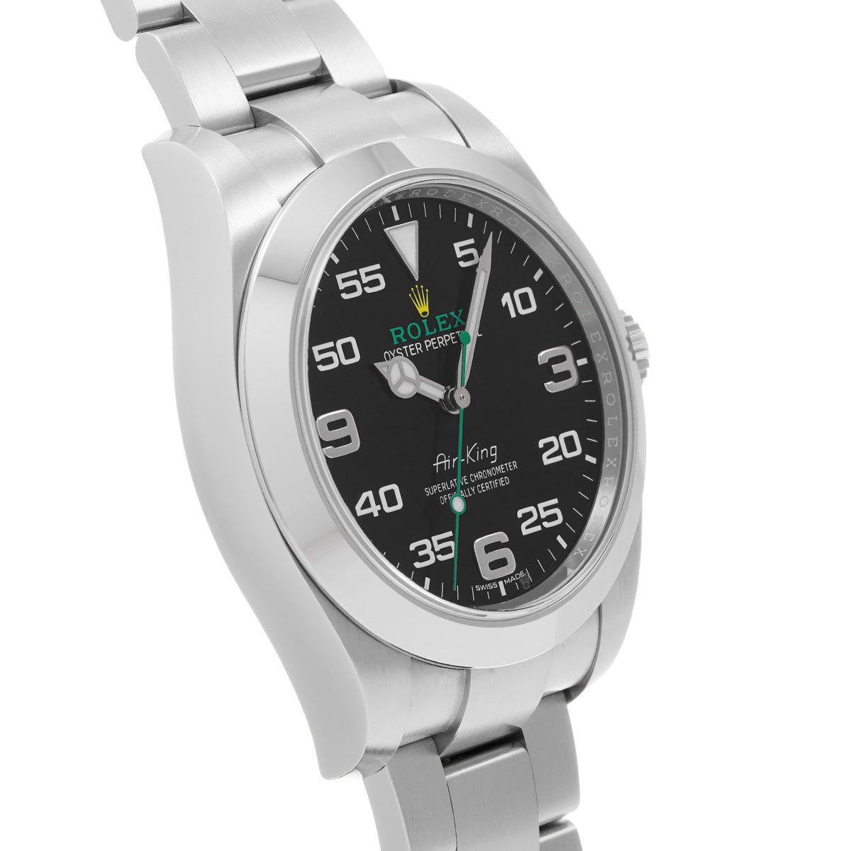 AIRKING 116900 Random Serial Black ROLEX Men's [Pre-owned].