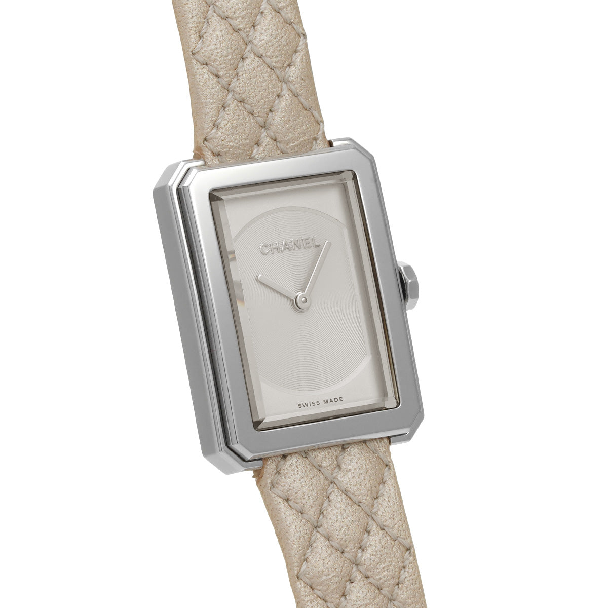 Boyfriend H6401 White CHANEL Ladies [Pre-owned].