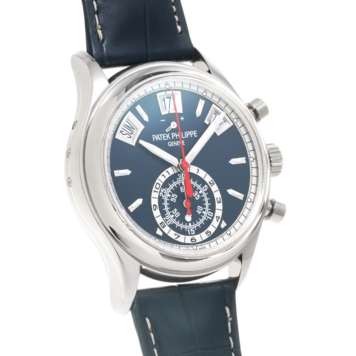 Complication Annual Calendar Chronograph 5960/01G-001 Blue PATEK PHILIPPE Men's [Pre-Owned].