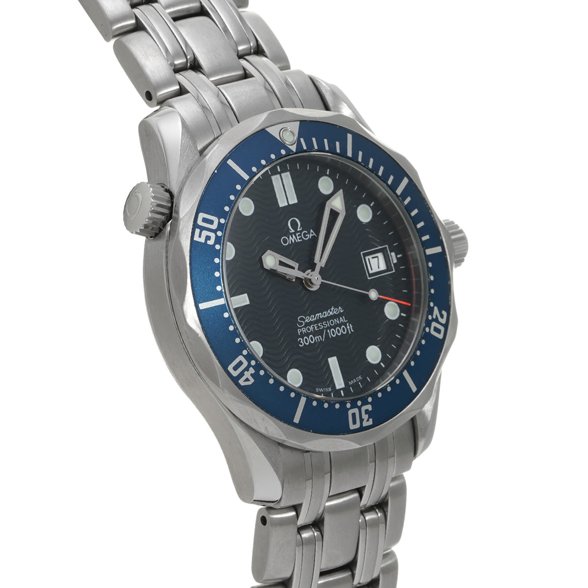 Seamaster Professional 300 Mid Size 2561.80 Blue OMEGA Unisex [Pre-owned].