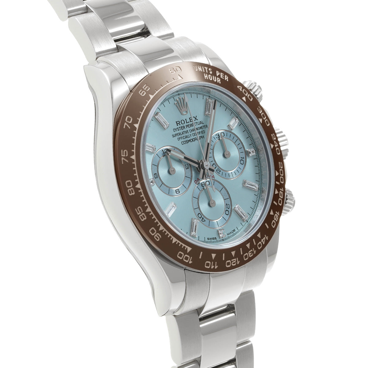 Cosmograph Daytona 116506A Random Serial Ice Blue/Diamond ROLEX Men's [Pre-Owned].