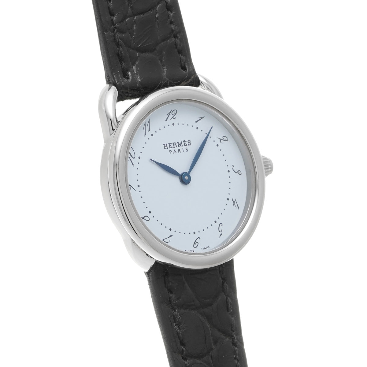 Arceau 28mm AR5.210 White HERMES Ladies [Pre-owned].