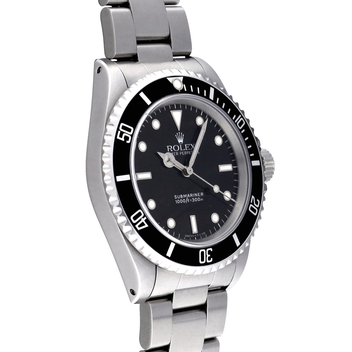 Submariner 14060 W (manufactured circa 1996) Black ROLEX Men's [Pre-Owned].