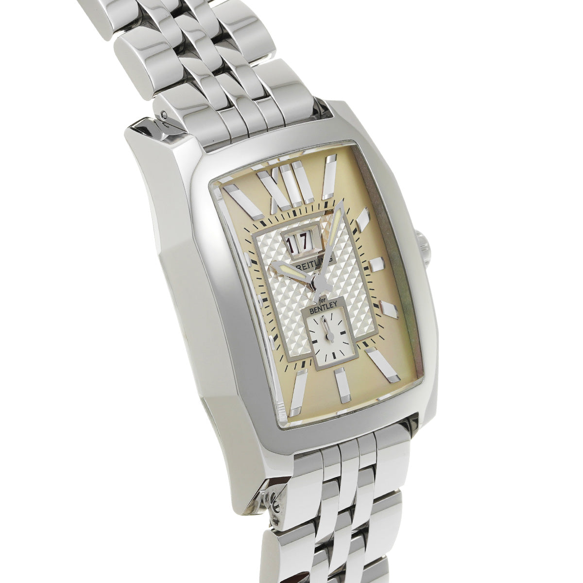 Bentley Flying B Big Date A1636212 White BREITLING Men's [Pre-Owned].