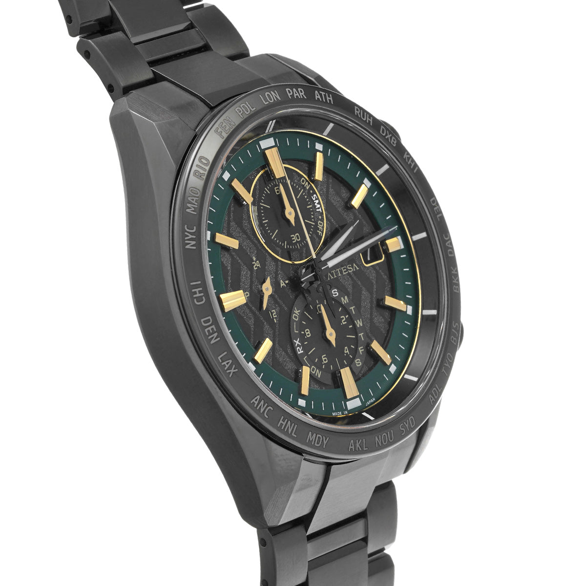 Atessa ACT Line Black Titanium AT8288-60E Black CITIZEN Men's [Pre-owned].