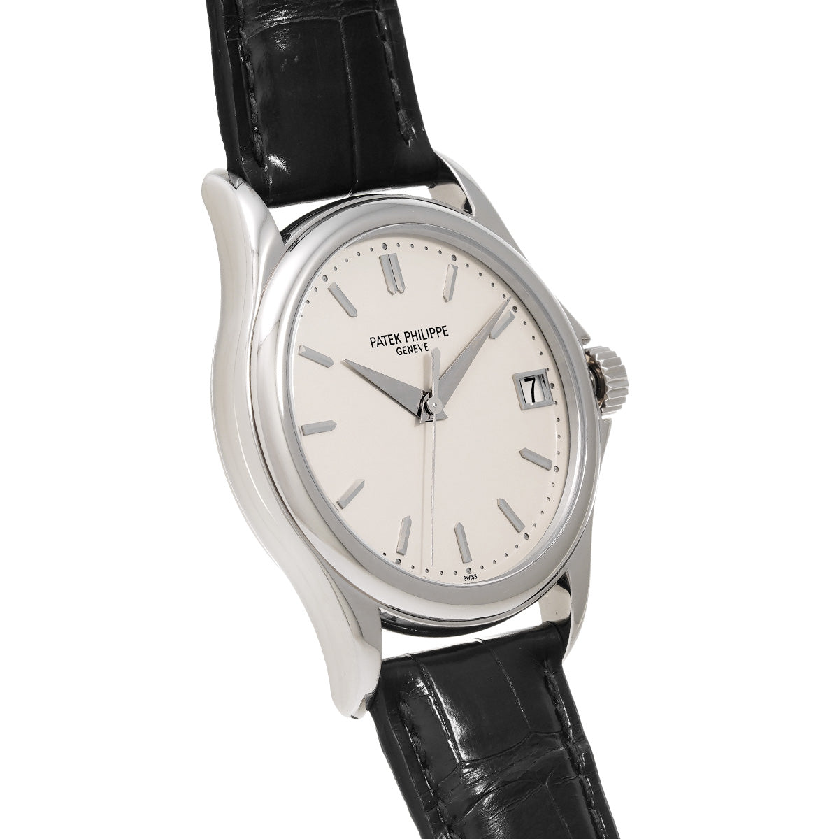 Calatrava 5127G-001 Silver PATEK PHILIPPE Men's [Pre-Owned].