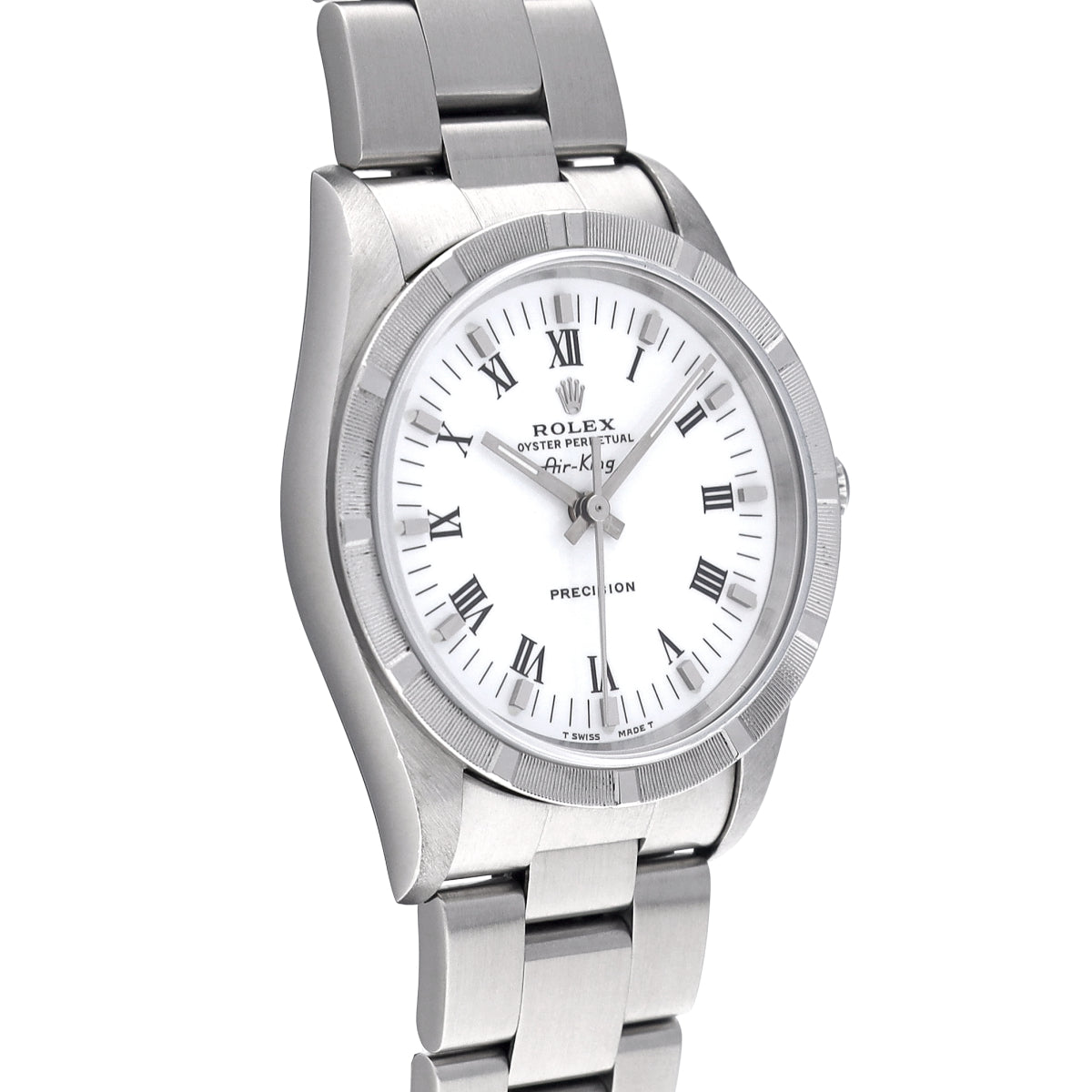 Air-King 14010 W (manufactured around 1995) White ROLEX Men's [Pre-Owned].