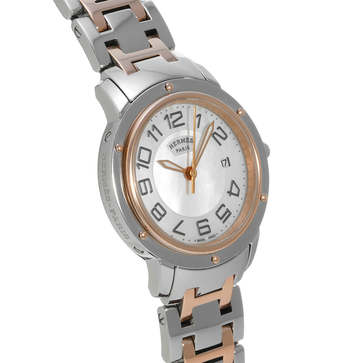 Clipper CP1.321 White MOP HERMES Ladies [Pre-owned].